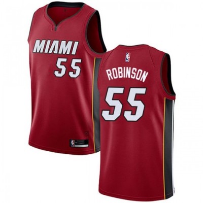 Nike Miami Heat #55 Duncan Robinson Red Youth NBA Swingman Statement Edition Jersey